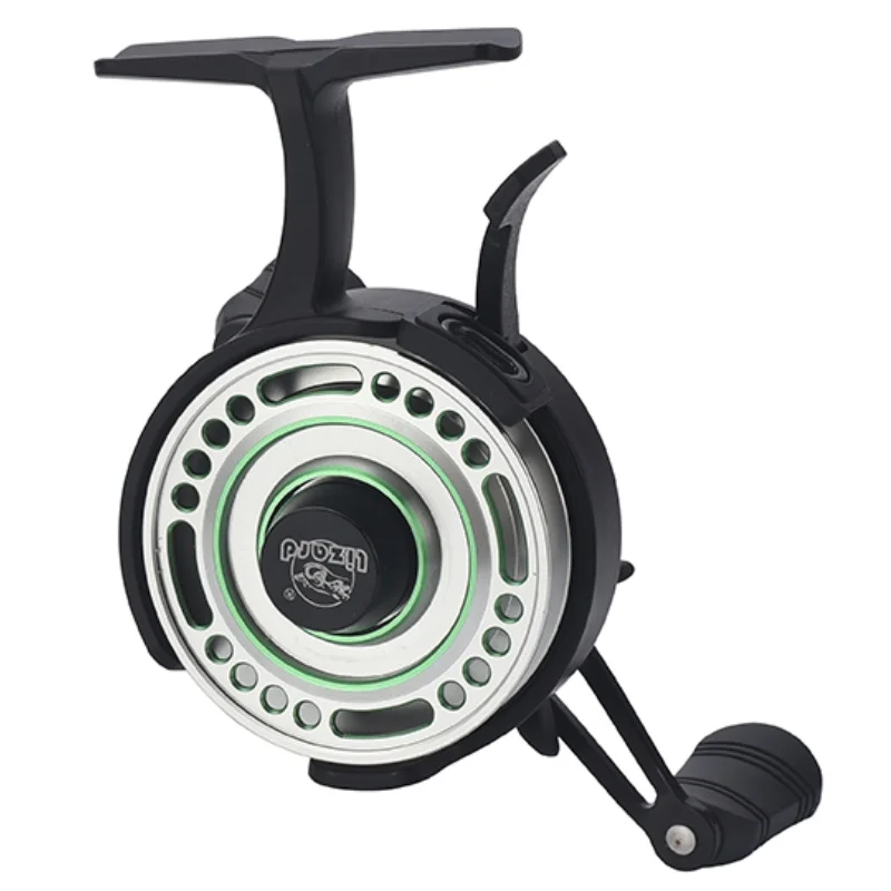 Ice Fishing Line - Carretilha Lizard Free Runner com Botão