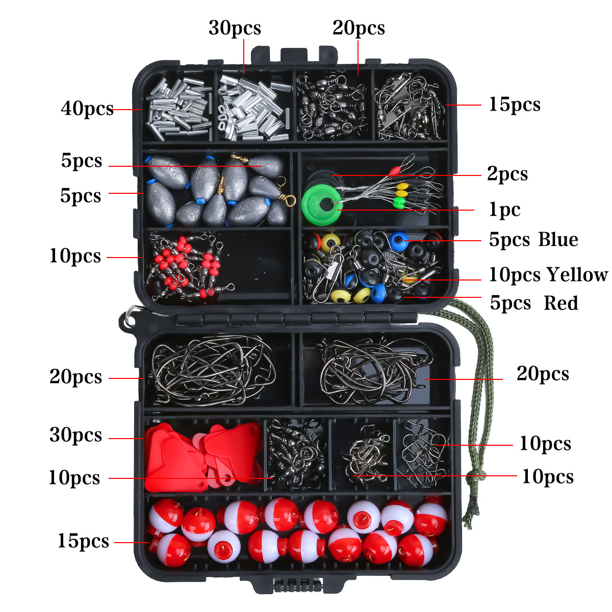 Kit de acessórios de pesca com - Fishing Line Box avaliação e preço