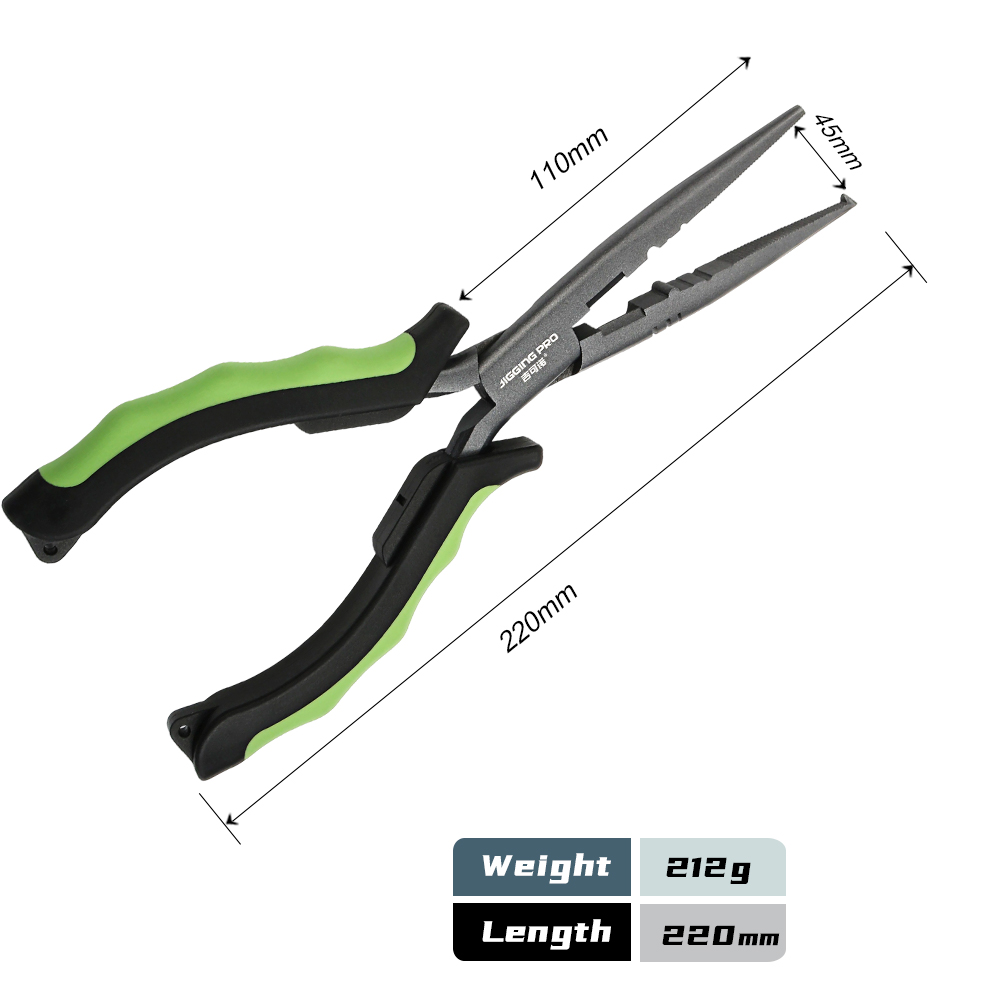 Alicate de Pesca JIGGINGPRO co - Freshwater Line avaliação e preço