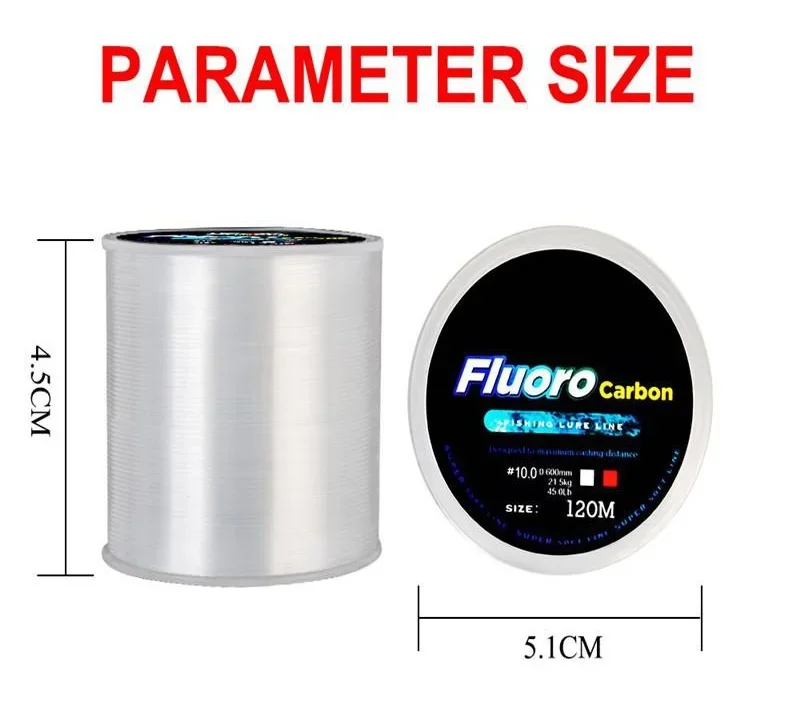 Linha de pesca 120m 0.20mm-0.6 - Copolymer Line avaliação e preço